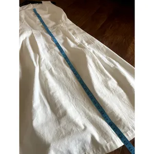 ADRIANO GOLDSCHMIED Libby Button Back Midi Dress w Pockets LINEN White Medium M thumbnail 15