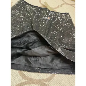 J. Crew sequin classic mini pleated front pockets skirt, size 4, 28623,MSRP $138 thumbnail 3
