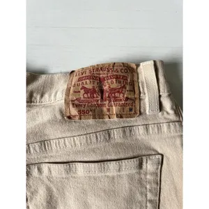 Levis 550 Relaxed Fit Tapered Leg Jeans Tan Beige High Rise Vintage‎ 14 Reg M thumbnail 5