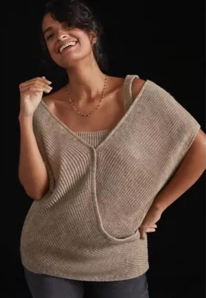 Anthropologie Twist-Front Sweater Set thumbnail 1
