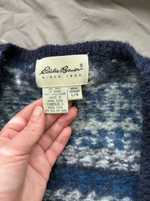 Eddie Bauer Wool Vest Vintage thumbnail 3