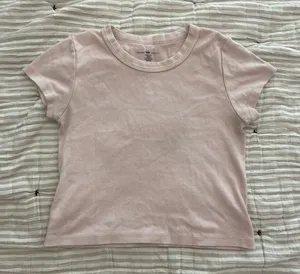 brandy baby tee light pink thumbnail 1