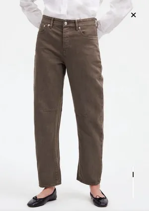 Madewell Darted Barrel Leg Jeans thumbnail 1