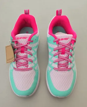 NWT! Hi-Tec Women’s Athletic Shoes - Mint Green & Hot Pink Size 6.5 thumbnail 1