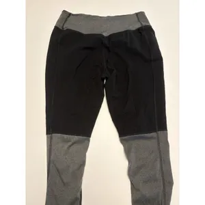 Nike Dri-Fit Womens Medium Black Gray Colorblock Leggings Running Athletic thumbnail 3