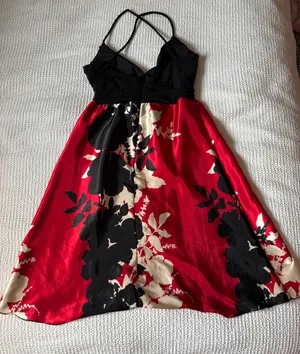 Floral Silk Dress thumbnail 1