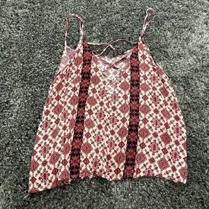 Forever 21 Print Tank Top​​​ In Red, Size L​​​​​​​​ thumbnail 3