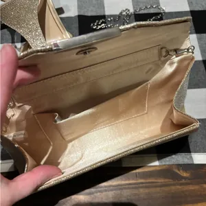 Gold Glitter Heels and Clutch Set 7 thumbnail 3