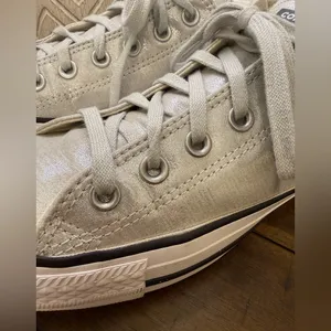 Converse Chuck Taylor All Star Low Top Metallic Shimmer Sneakers size 9 thumbnail 7