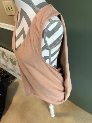 FP Beach Sleeveless V-Neck Tank Top in Dusty Peach thumbnail 2