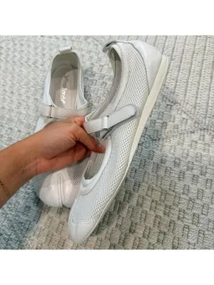 Jeffrey Campbell "Thalion" Mary Jane Tabi Flats in White thumbnail 4