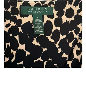Lauren Ralph Lauren Leopard Animal Print V Neck Mini Wrap Dress Size 6 thumbnail 4