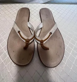 Sperry Top-Sider W's Sz 7 Thong Flip Flop Leather Strap Sandals thumbnail 1
