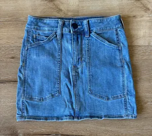 American Eagle Denim Mini Skirt thumbnail 1