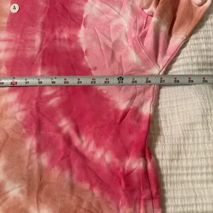 Sundry Marlyn French Terry Knit Hoodie - NWT - Size 4 (XL) Pink Tie Dye thumbnail 11