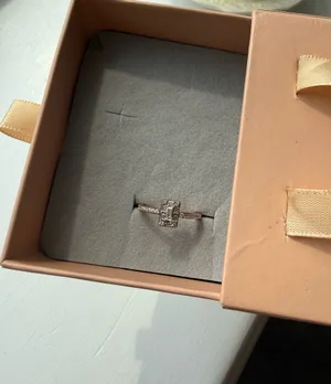 Pandora rose gold Ring with Clear Stones thumbnail 6