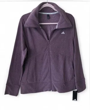 Adidas Women's Utility Jacket in Rich Purple Size L thumbnail 1
