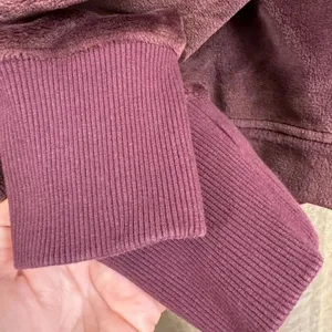 Athleta Double Cozy Karma Funnel Neck Burgundy Boxy Fit Medium thumbnail 5