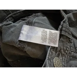 Garage Cargo Pants Womens 3 Black Gray Utility Jogger Bungee Hem Y2K Gorpcore thumbnail 8