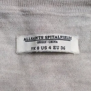 Allsaints Spitalfields Beige Asymmetrical Hem Merino Wool Sweater Dress 4 thumbnail 9