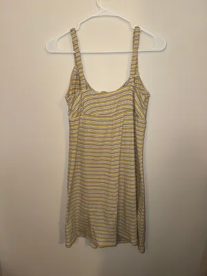 Striped Dress Yellow Size M thumbnail 3