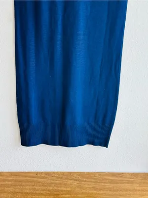 Skinnygirl Navy Tank Maxi Dress with White Trim thumbnail 7