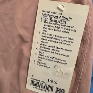 NWT LULULEMON - Align™ High-Rise Skirt - $78 - Size 4 thumbnail 4