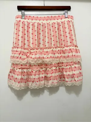 Bridgerton Tiered Mini Skirt Large‎ NWT thumbnail 6