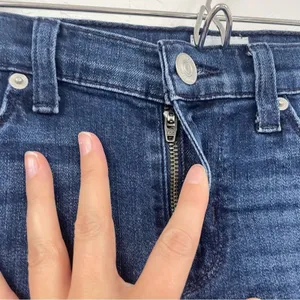 Hudson Low Rise Super Skinny Jeans Womens 26 Y2K Blue Classic Fall Zip Fly thumbnail 6
