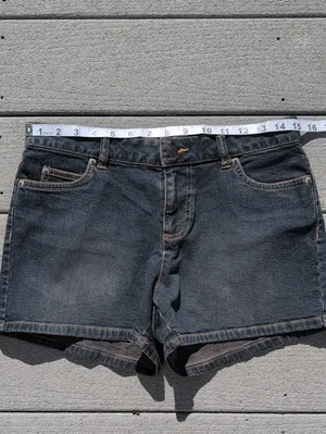 Old Navy Y2K Stretch Jean Shorts | Women's Y2K Old Navy Stretch Denim Shorts thumbnail 5