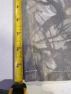Refrain los Angeles camo printed cargo white leg pants size 9 thumbnail 10