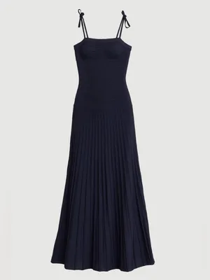 Modern Citizen Chan Ottoman-Knit Navy Blue Dress size Large thumbnail 2