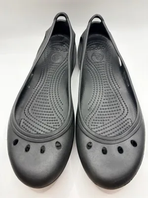 Crocs Kadee II Black Flats Slip On Comfort Casual Travel Work Lightweight Women 10 thumbnail 3