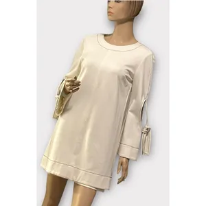 Laundry By Shelli Segal Womens Long Sleeve Shift‎ Marshmallow Ivory Size 6 thumbnail 3