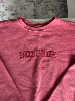Oversized Breckenridge Crewneck Pink Size L thumbnail 2