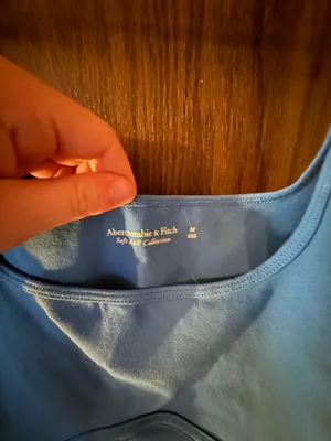 Abercrombie blue tank top thumbnail 2