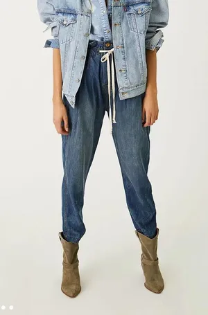 Free People Denim Trouser thumbnail 6