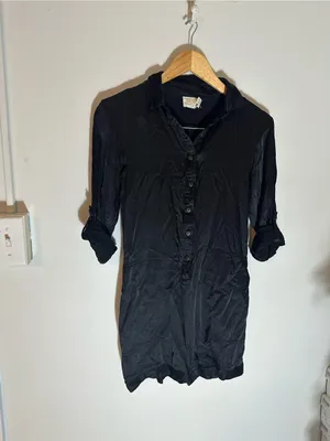 Nation LTD Revolve Ezra satin romper xs black thumbnail 2