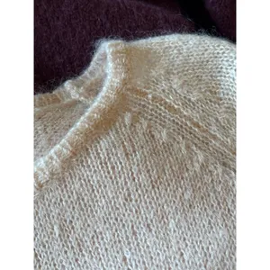 Anthropologie Needle Sweater Women Small Pink Louise Mohair Merino Wool‎ Knit thumbnail 9