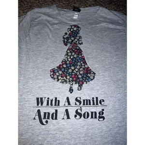 Disney Juniors shirt "With a smile and a song" size XL‎ thumbnail 2