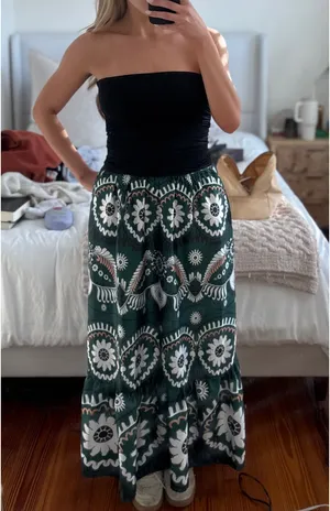 Philosophy Green Pattern Maxi Skirt thumbnail 6