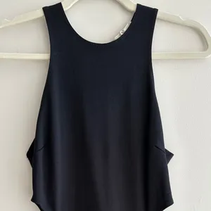 Rolla Coster Black Bodycon Tank Top Cutout Zippered Dress, Size Medium thumbnail 2