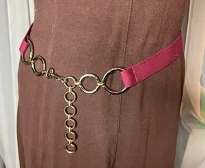belt chain leather cloth size small Black thumbnail 1