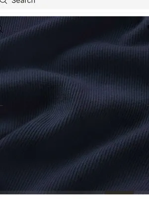 Skims Cotton Rib Tank Dress Navy thumbnail 5