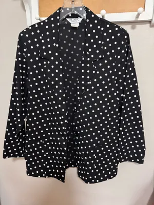 Polka dot blazer Black Size M thumbnail 1