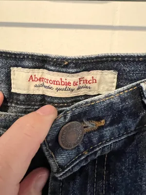 Abercrombie & Fitch Dark Blue Denim Mini Skirt Size 00 0417267 thumbnail 2