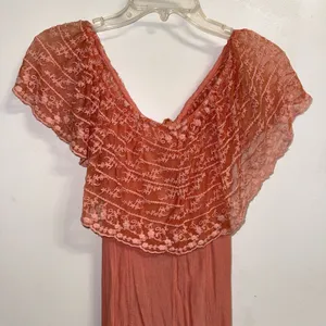 PRE-OWNED Urban Outfitters x Kimchi Blue Embroidered Flutter Sleeves Romper S thumbnail 5