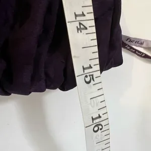 Flor et.al Purple Lace Strapless Peplum Mermaid Midi Dress Size 6 thumbnail 5
