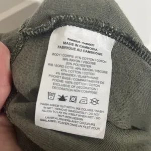 Nike Sweats Size S Terrycloth Wide Leg High Rise Olive Green thumbnail 9