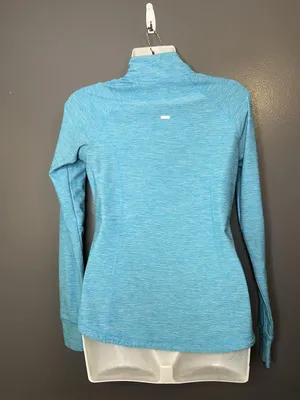Old Navy Pullover Womens XS Blue 1/4 Zip Mock Neck Athletic Running Top thumbnail 5